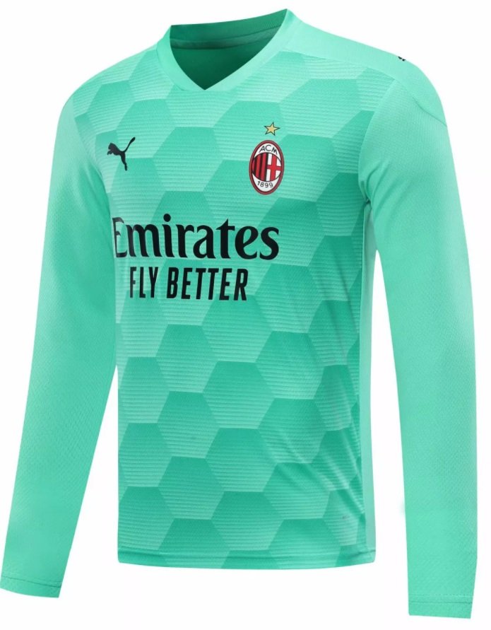 Camisa oficial Puma Milan 2020 2021 II Goleiro manga comprida